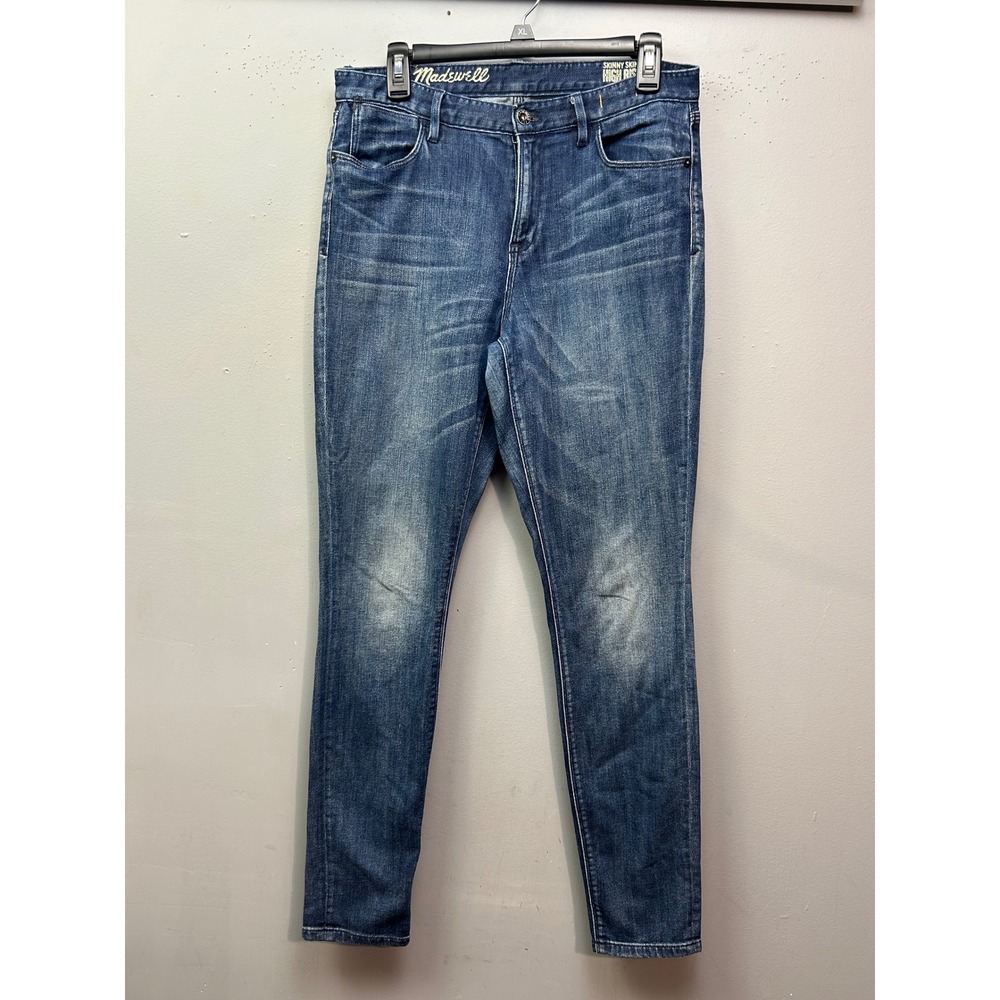 Madewell Jeans Women 30 Blue Skinny Skinny High Riser Stretch Denim High Rise